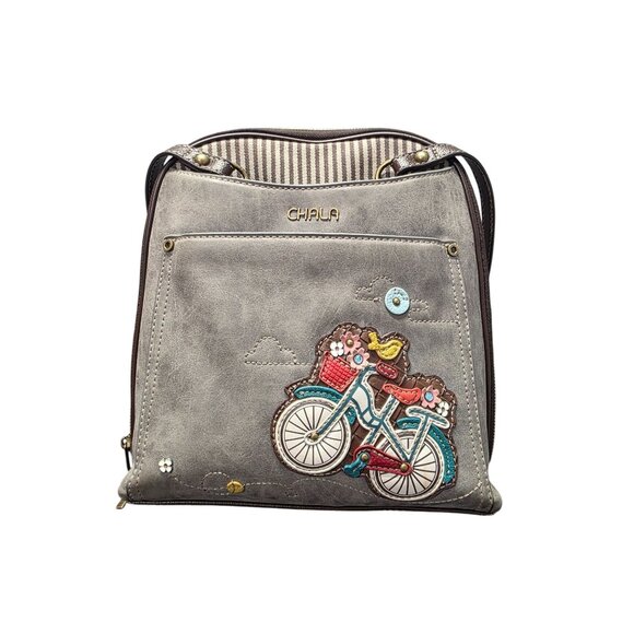 CHALA Convertible Backpack Purse Shoulder Bag with Adjustable Strap - Picture 7 of 10